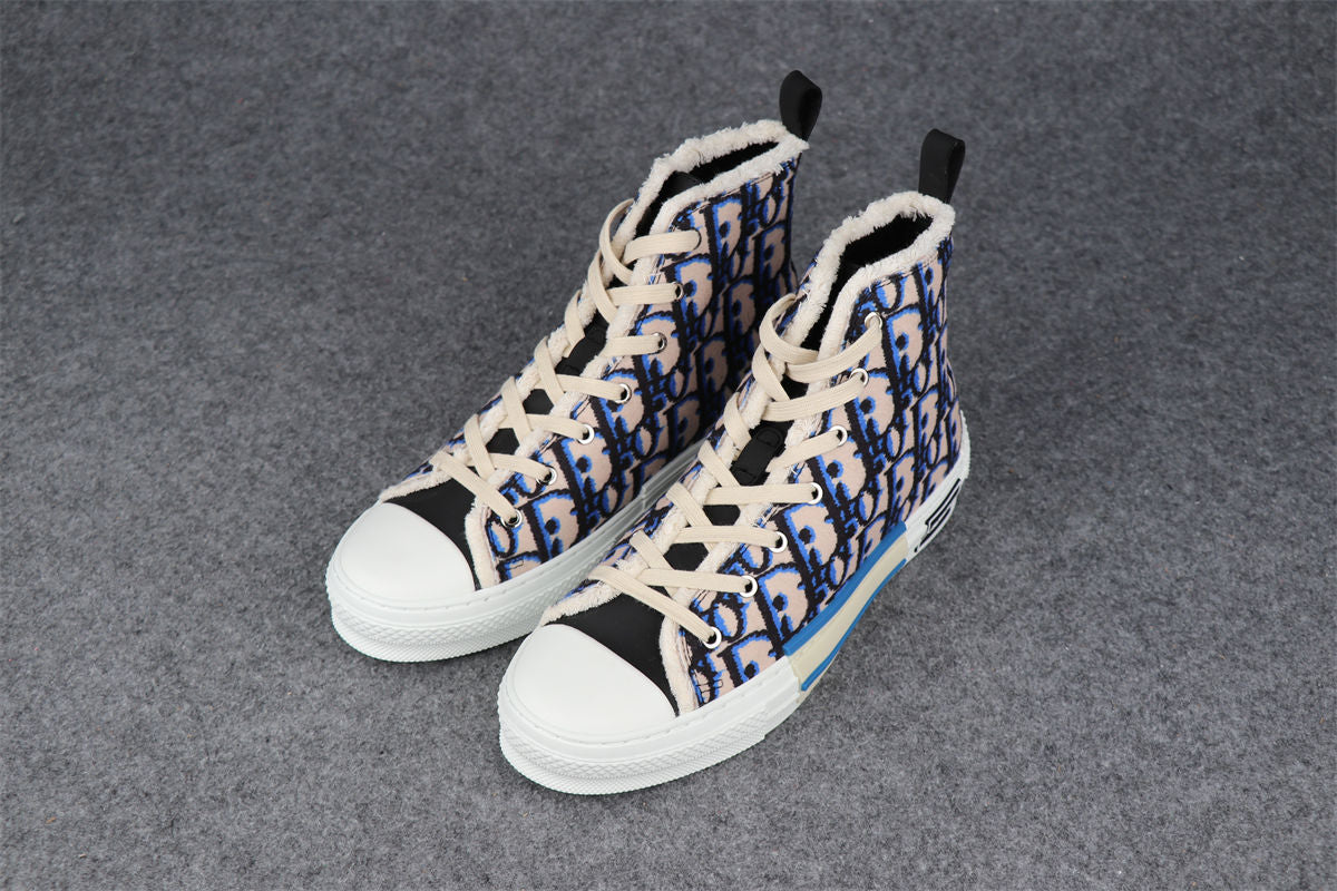 Dior B23 High 'Beige Black Navy Tapestry'